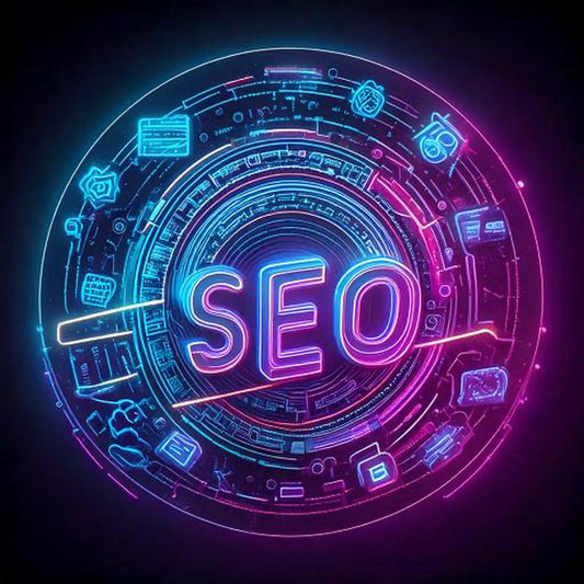 Illustration depicting SEO concepts and strategies