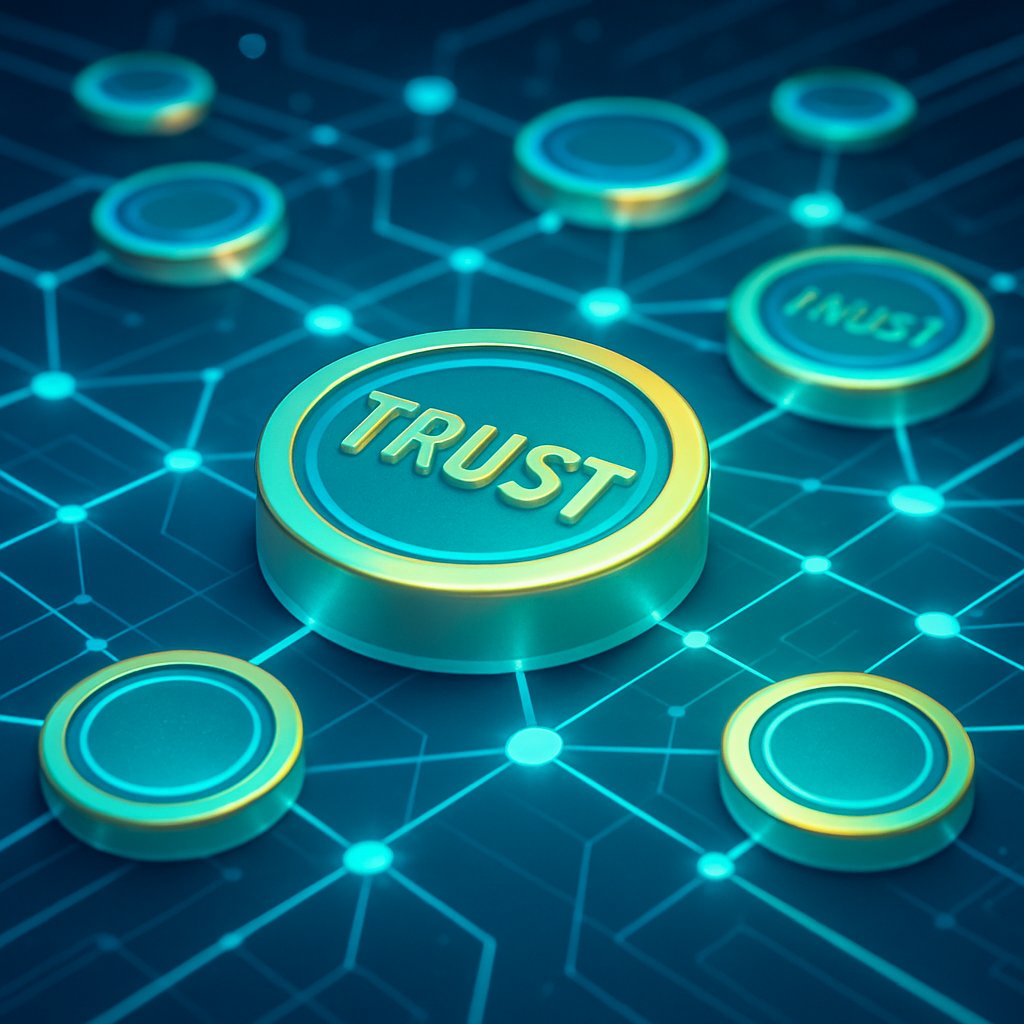 Illustration showing Trust Tokens replacing backlinks in SEO