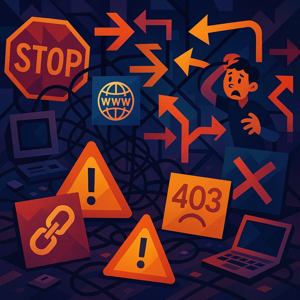 A visual representation of bad SEO practices