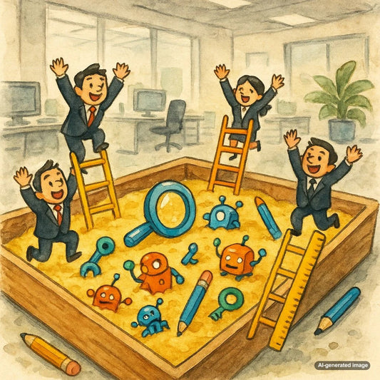 Illustration of Website Launch and SEO Ranking Sandbox Concept