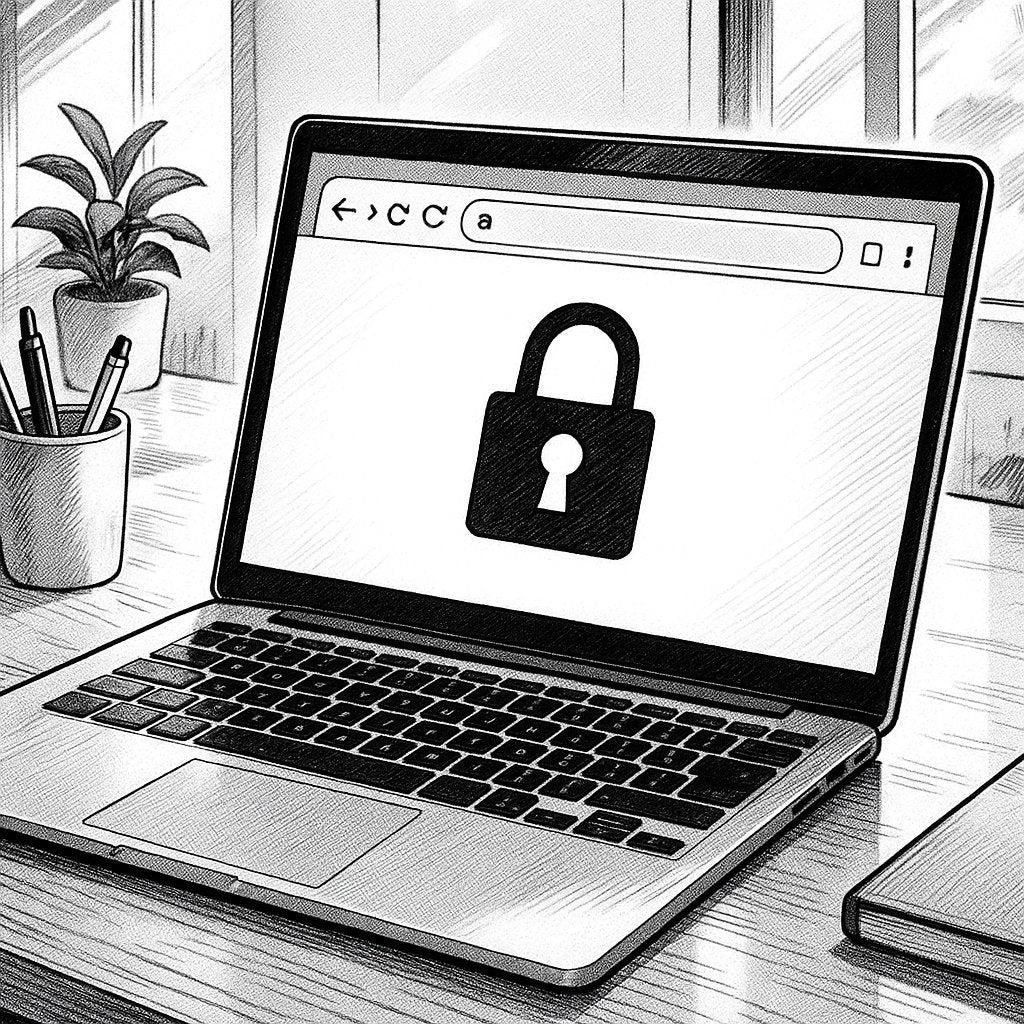 A representation of HTTPS and its importance for SEO, showcasing a secure connection