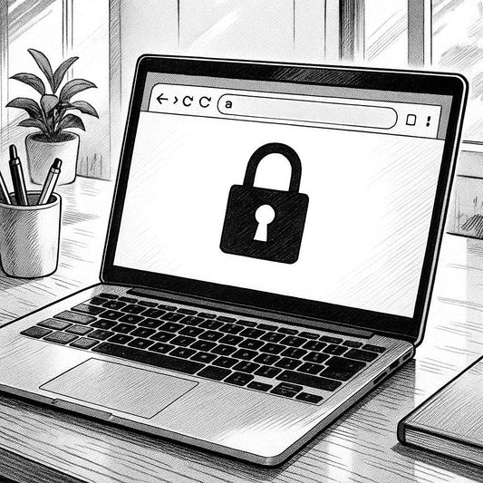 A representation of HTTPS and its importance for SEO, showcasing a secure connection