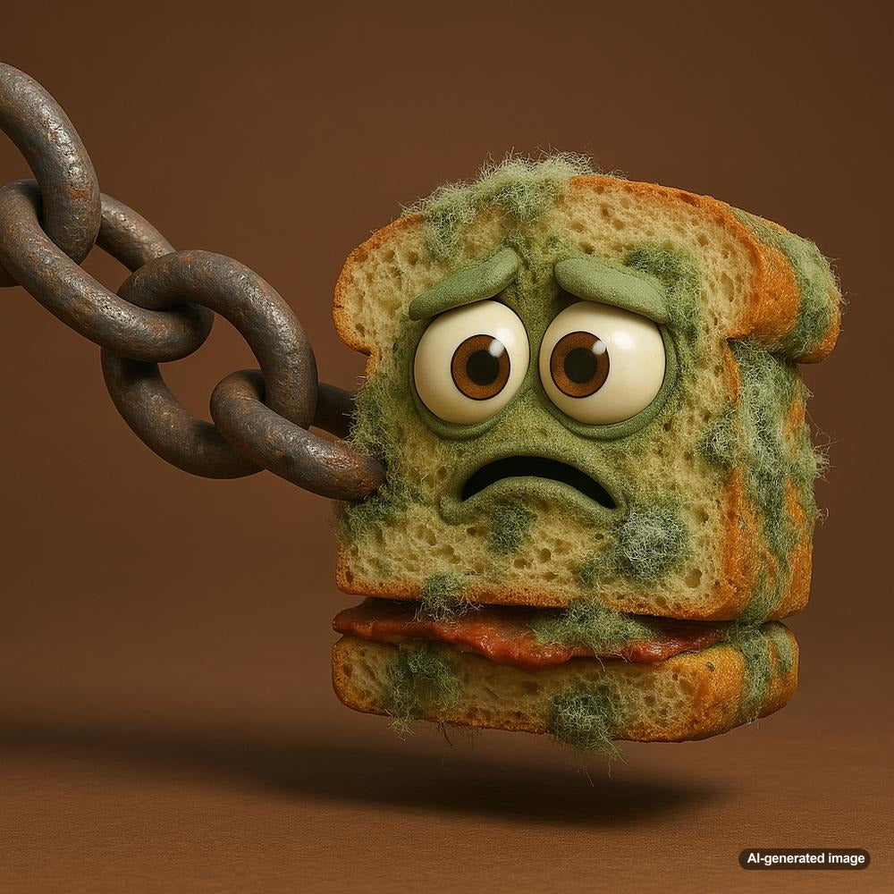 Illustration depicting the concept of link rot with broken hyperlinks