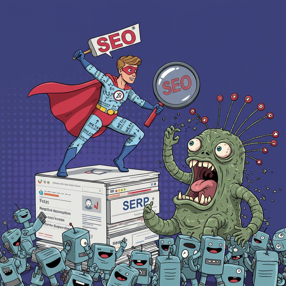 Illustration depicting the importance of SEO in digital marketing