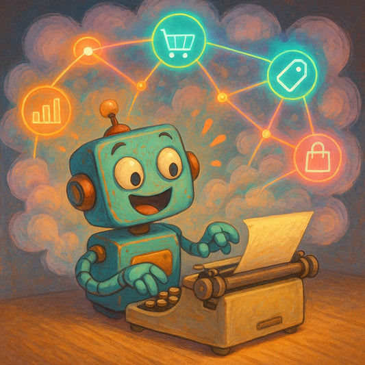 Person typing on laptop while sipping coffee, representing becoming a content creator