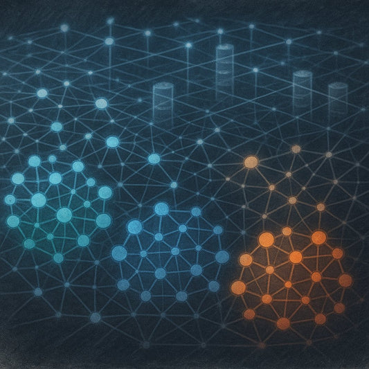 A detailed blog post image showcasing topic clustering vs siloing for SEO strategies