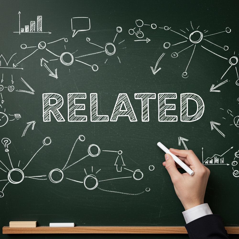 Illustration depicting the concept of topical relevance in SEO