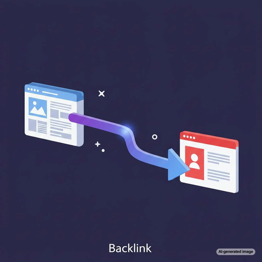 Illustration depicting the significance of backlinks in SEO