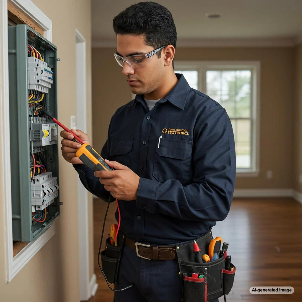 Electrician writing a blog to attract more leads