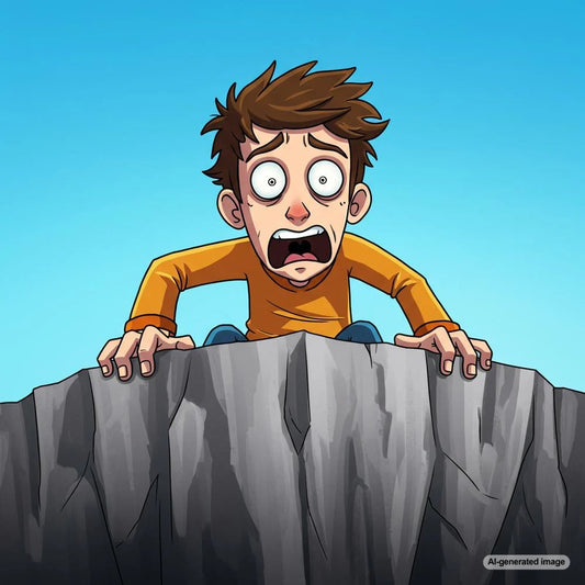 Illustration depicting a declining graph representing a drop in Google ranking