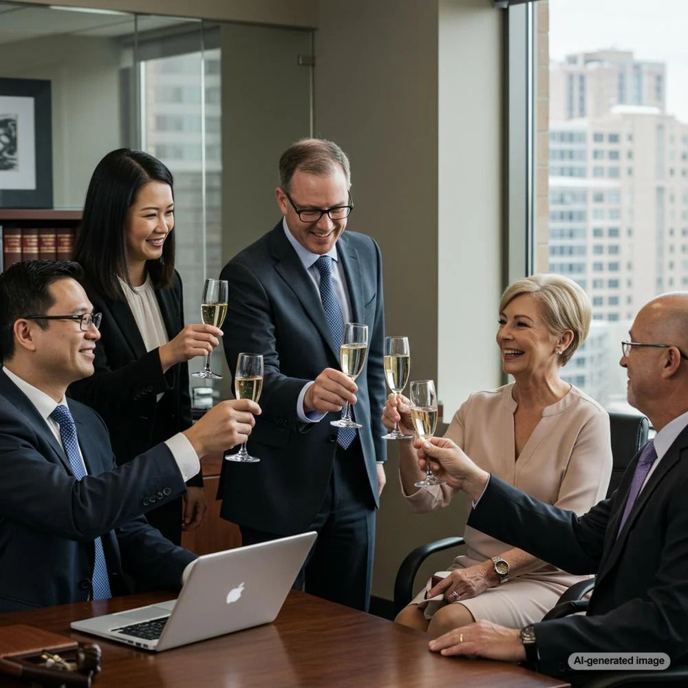 Personal injury lawyer writing a blog post about a case study