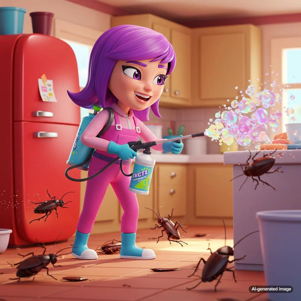 Pest control professional writing a blog to improve SEO