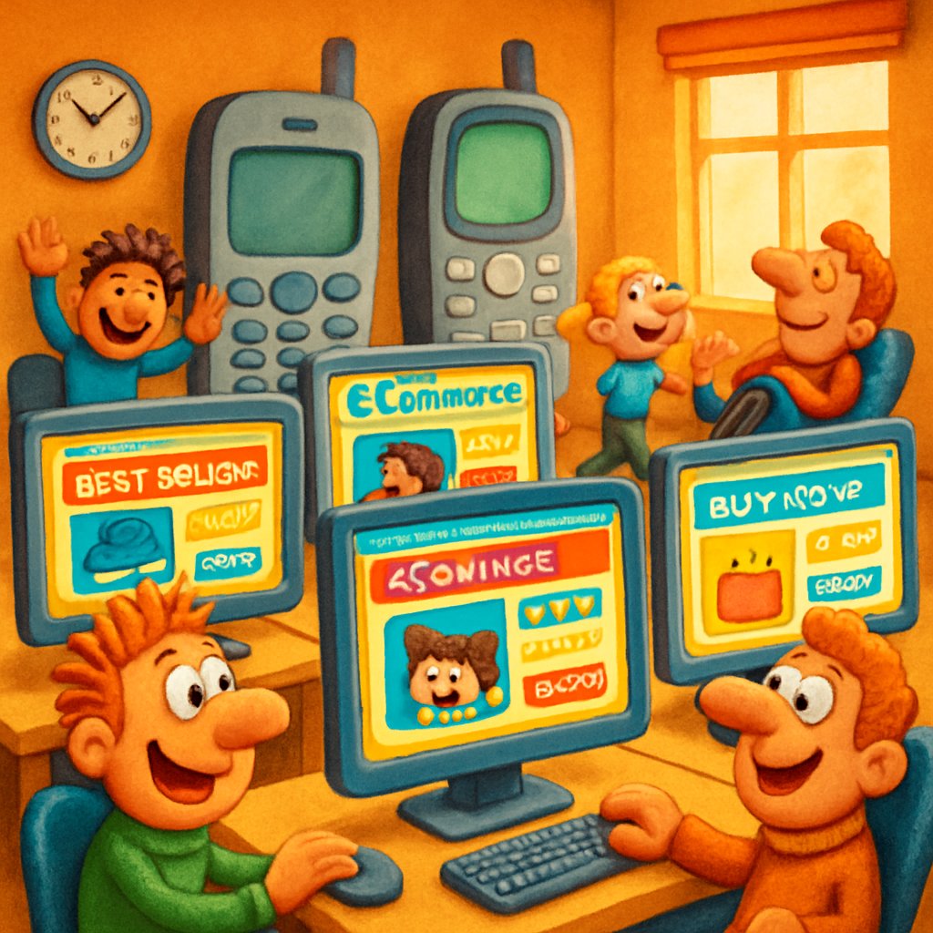 Illustration depicting the contrast between mobile-first and desktop-first indexing strategies