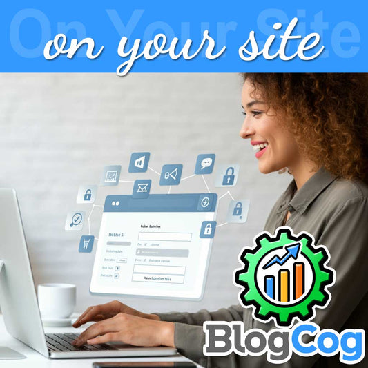 BlogCog Blogging Form On Your Site